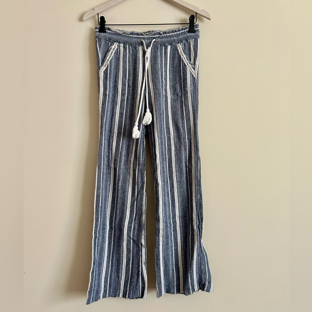 Rewind Women’s Striped Beach / Lounge Pants XS - Picture 2 of 6
